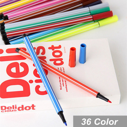 Pen Brush Highlighter Stationery Markers